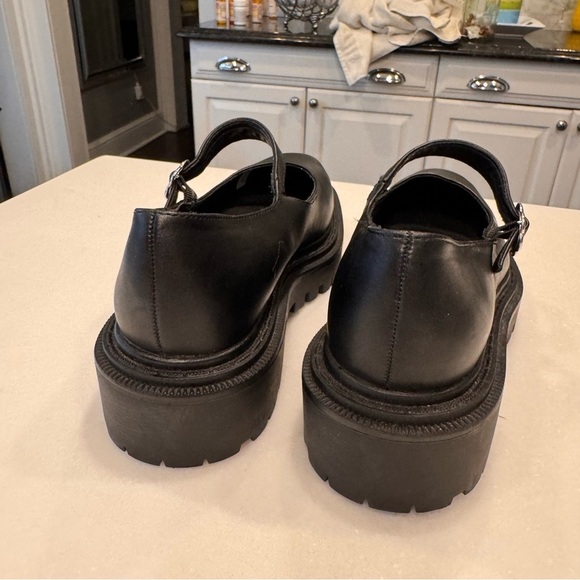 American Eagle Women’s Black Mary Jane’s Chunky Lug Sole Size 6 NEW - Picture 5 of 9